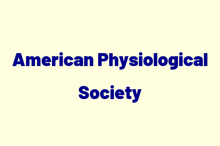 Workforce Management American Physiological Society