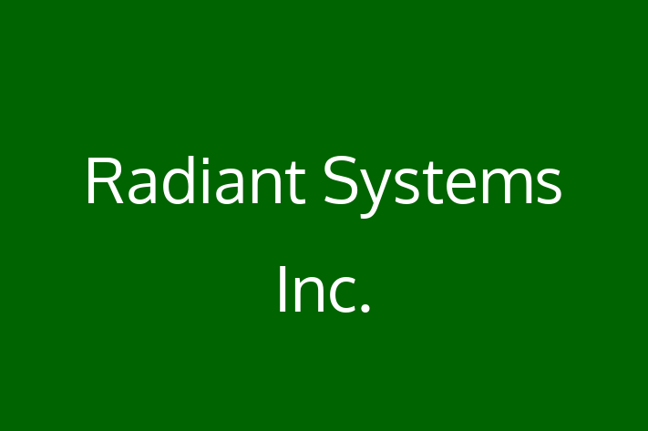 Application Development Company Radiant Systems Inc.