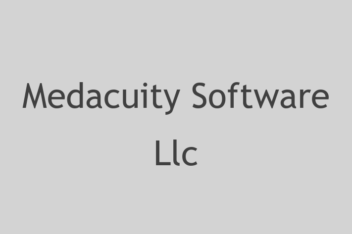 Software Solutions Provider Medacuity Software Llc