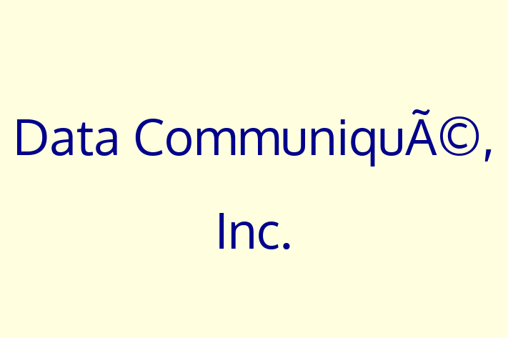 Software Solutions Provider Data Communiqu Inc.