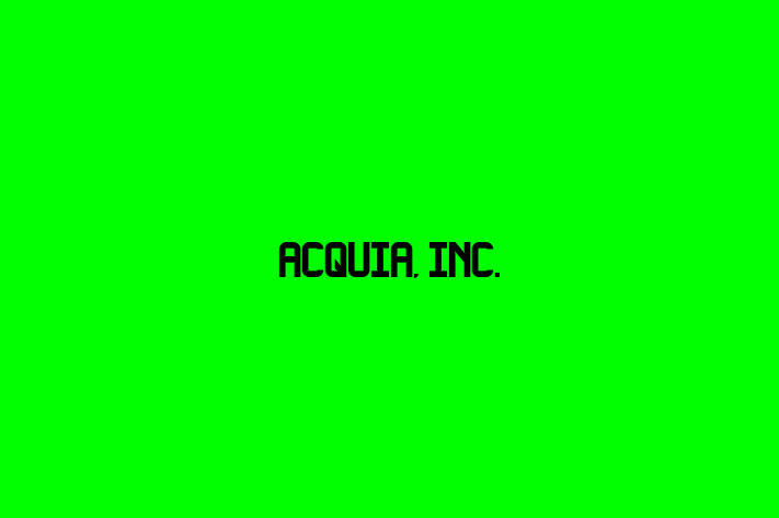 Software Services Company Acquia Inc.