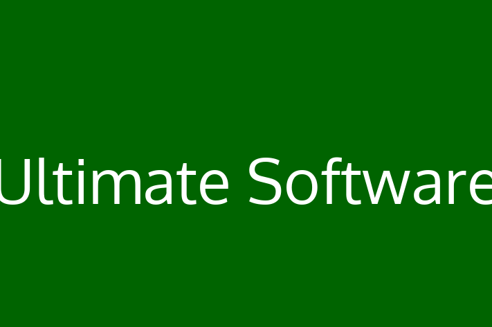 Technology Solutions Firm Ultimate Software