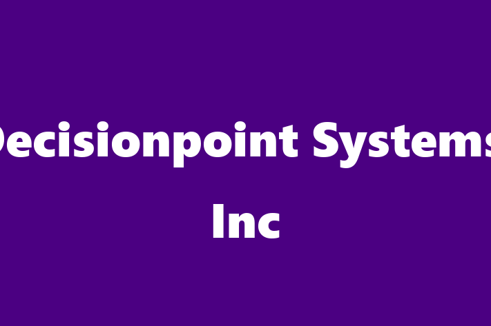 Software Engineering Company Decisionpoint Systems Inc