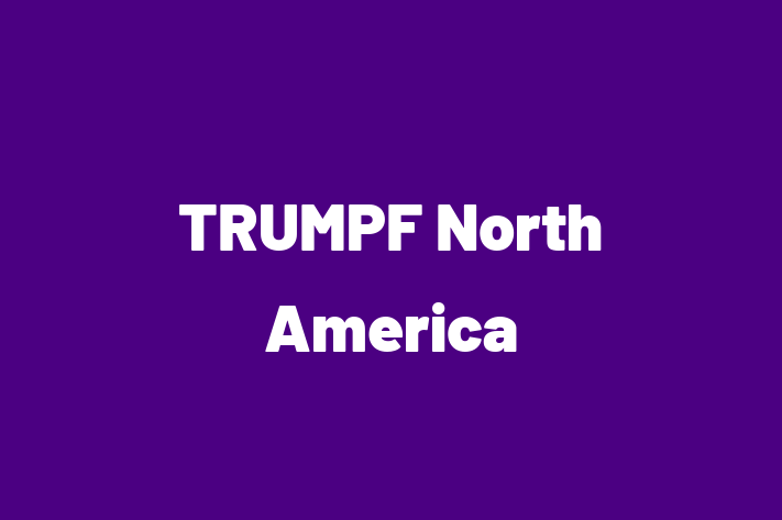 Employee Resource Management TRUMPF North America