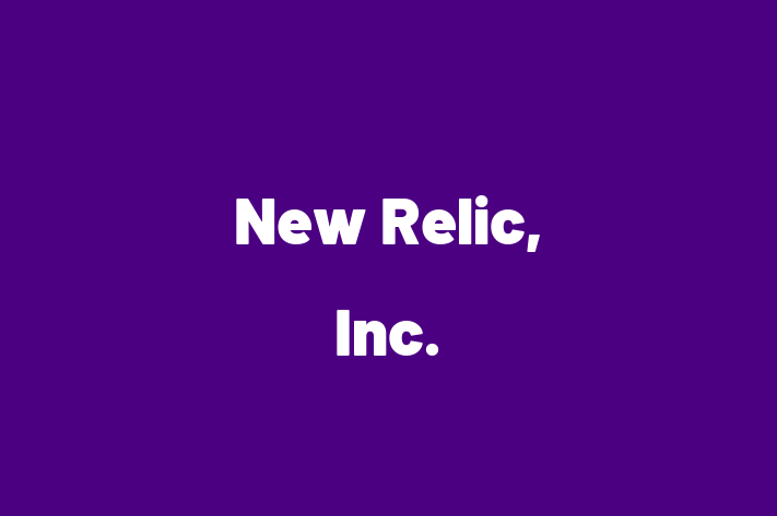 Tech Firm New Relic Inc.