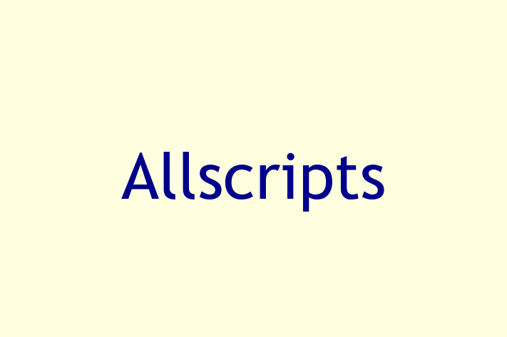 Technology Solutions Firm Allscripts