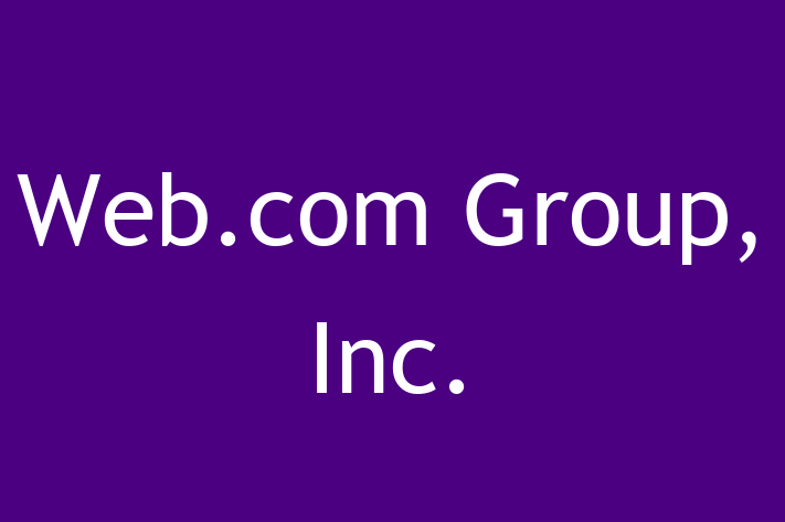 Tech Solutions Company Web.com Group Inc.