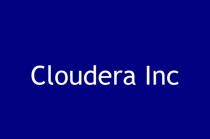 Software Firm Cloudera Inc