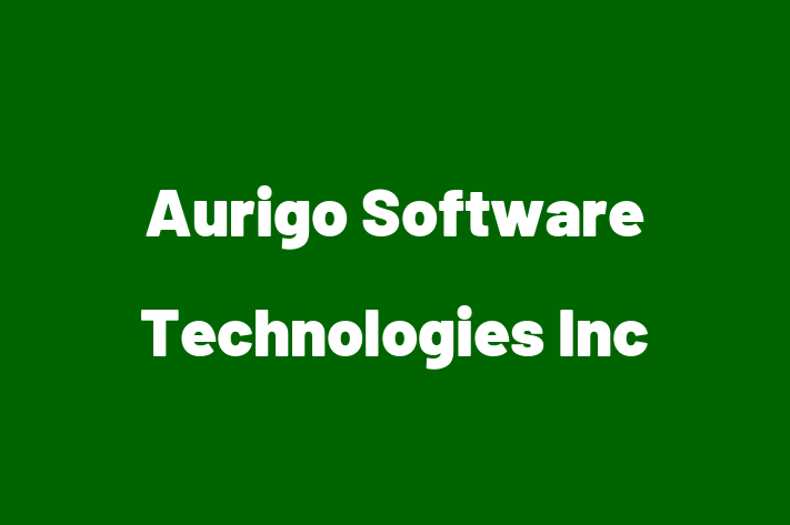 Technology Company Aurigo Software Technologies Inc