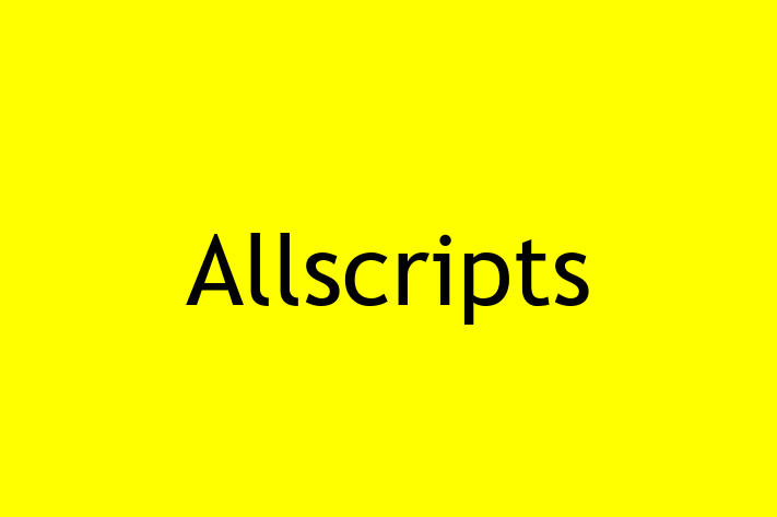 Application Development Company Allscripts