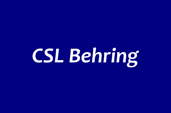 Staff Management CSL Behring