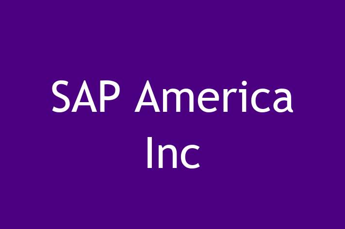 Software Engineering Company SAP America Inc