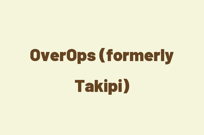 Tech Solutions Company OverOps formerly Takipi