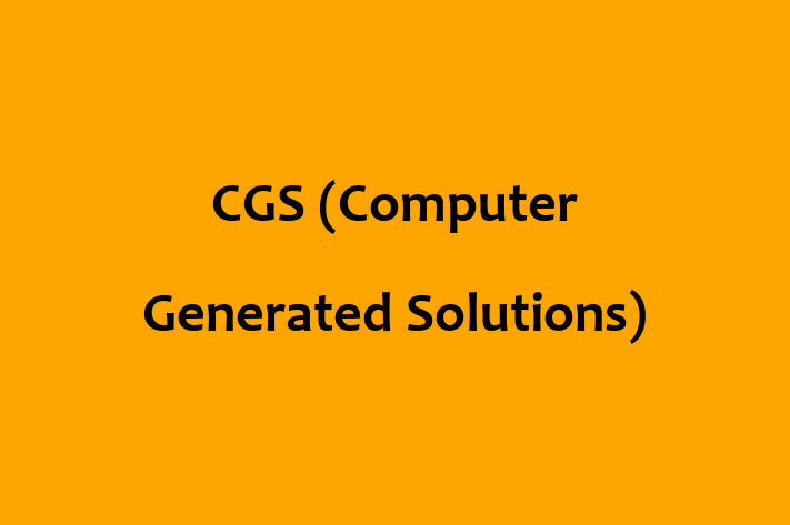 Software Development Company CGS Computer Generated Solutions