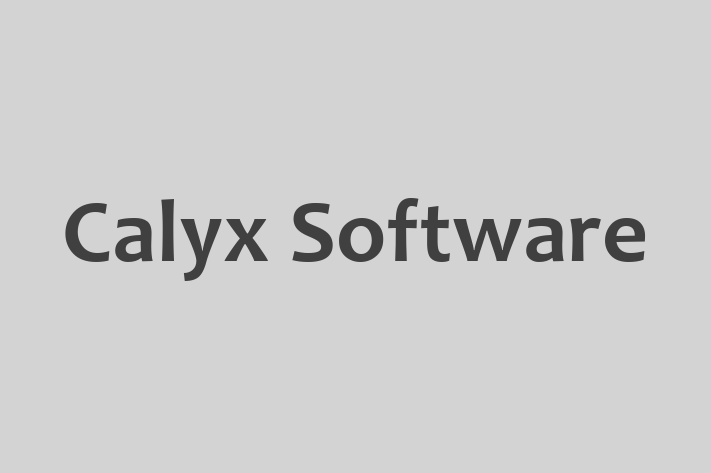 Software Firm Calyx Software