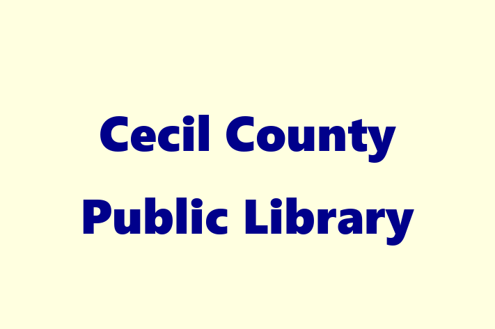 Employee Resource Management Cecil County Public Library