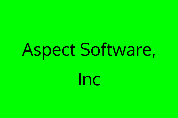 Application Development Company Aspect Software Inc