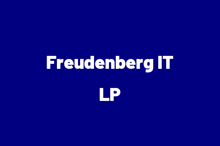 Software Development Firm Freudenberg IT LP