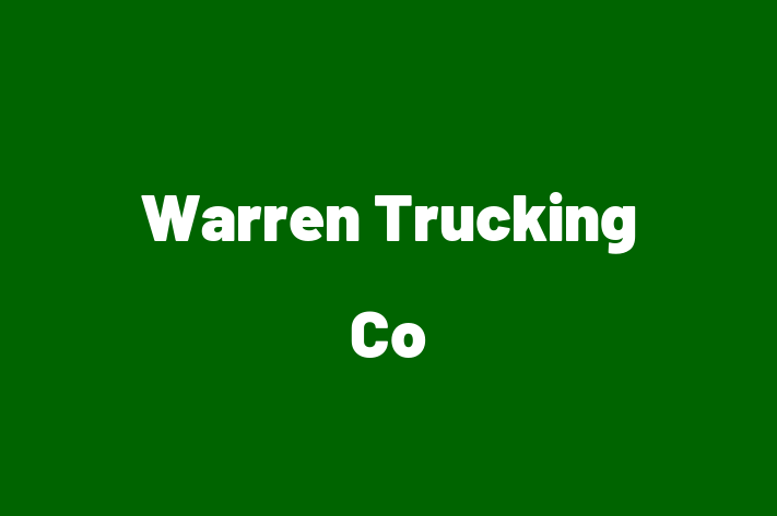 Employee Resource Management Warren Trucking Co