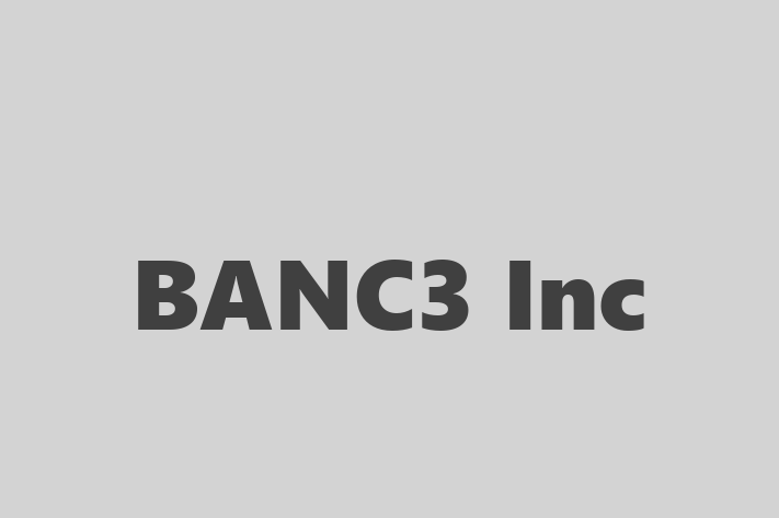 Tech Firm BANC3 Inc