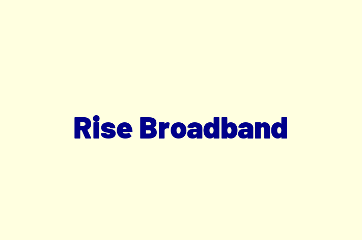 Software Solutions Provider Rise Broadband