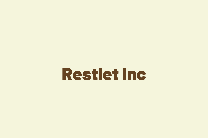 Digital Solutions Provider Restlet Inc