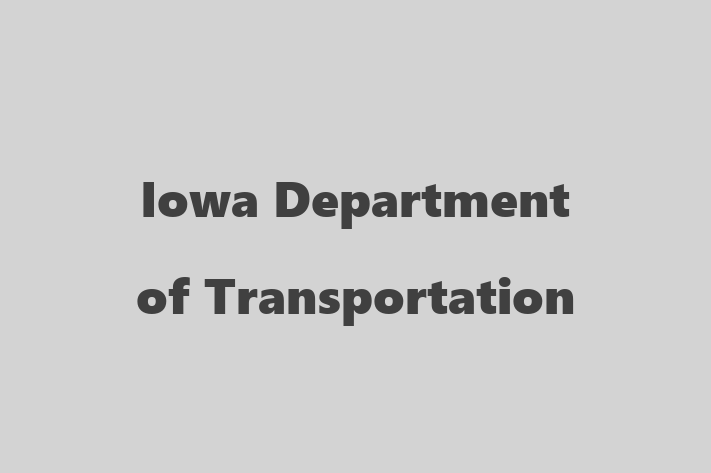 Employee Resource Management Iowa Department of Transportation