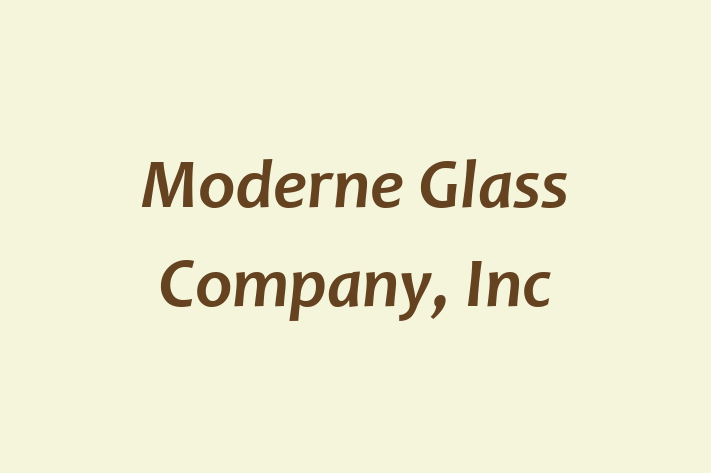 Software Services Company Moderne Glass Company Inc