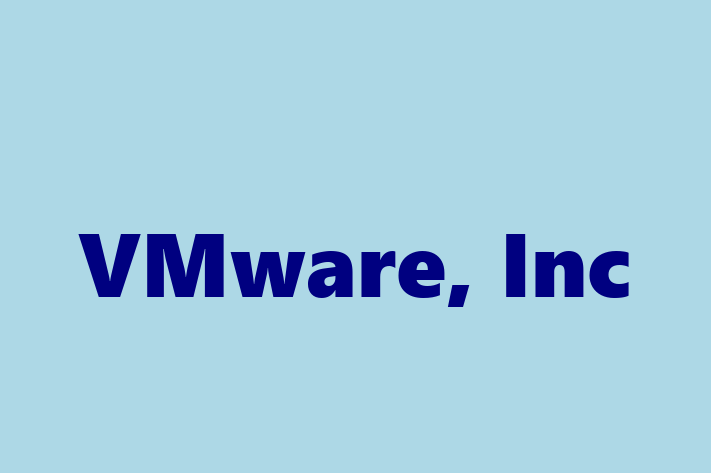 Software Services Company VMware Inc