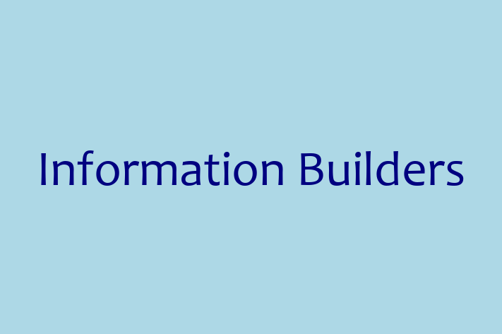 Software Development Company Information Builders