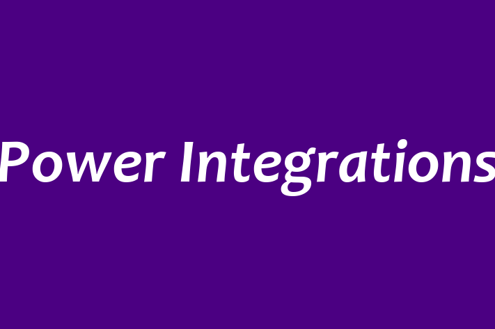 Human Capital Management Power Integrations