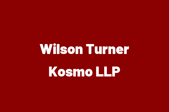 Employee Resource Management Wilson Turner Kosmo LLP