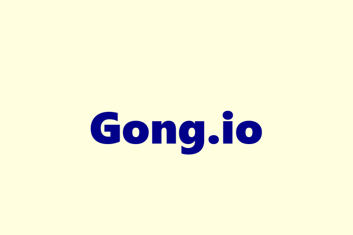 Software Development Firm Gong.io