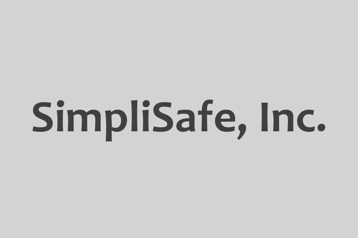 Digital Solutions Provider SimpliSafe Inc.