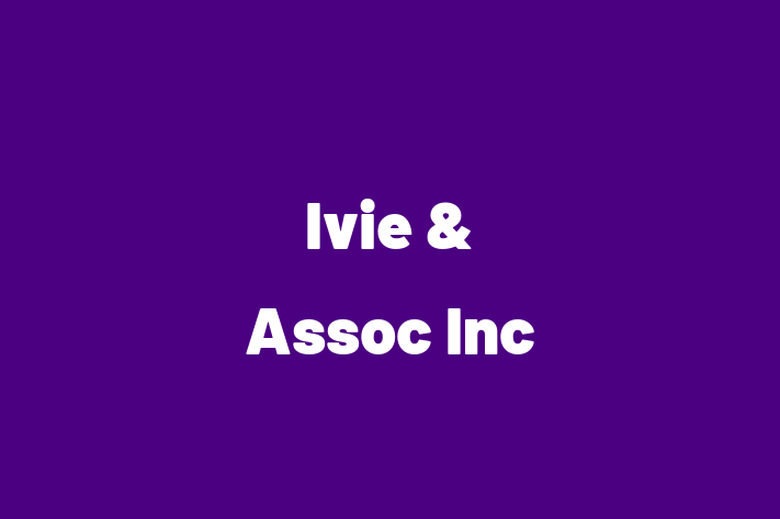 Software Services Company Ivie Assoc Inc