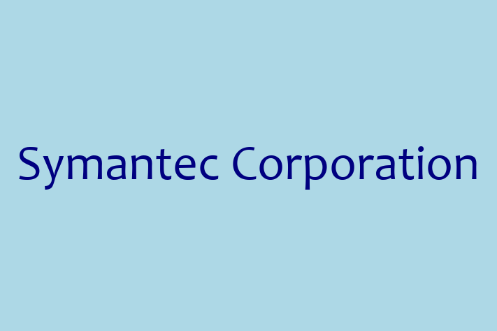 Digital Solutions Provider Symantec Corporation