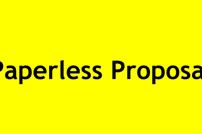 Technology Company Paperless Proposal