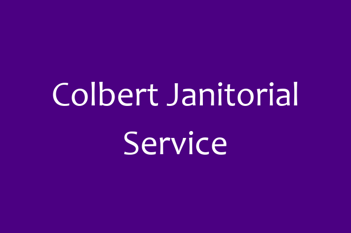 Sanitizing Services Colbert Janitorial Service