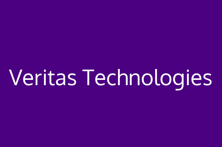 Tech Firm Veritas Technologies