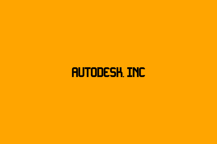 Technology Solutions Firm Autodesk Inc