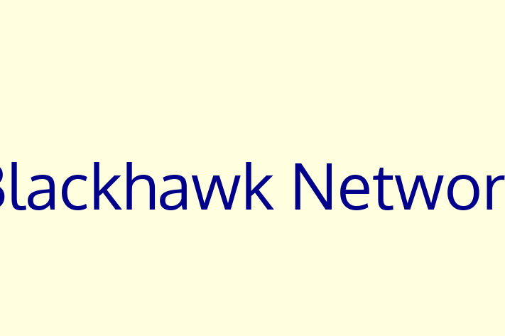 Software Consultancy Blackhawk Network