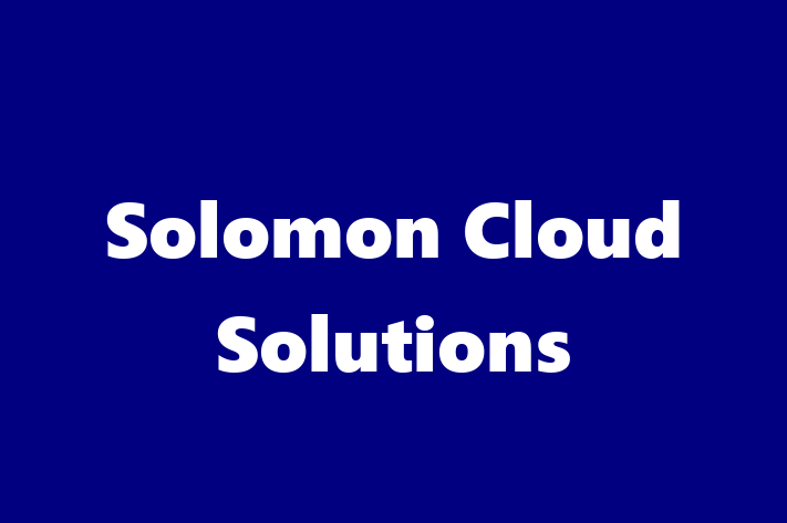 Tech Solutions Company Solomon Cloud Solutions