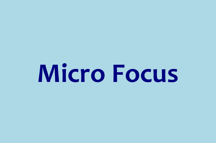 Software Solutions Provider Micro Focus