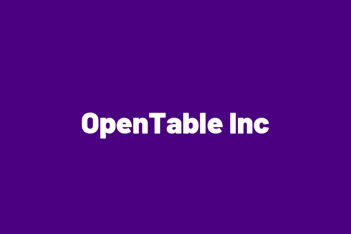 Tech Firm OpenTable Inc