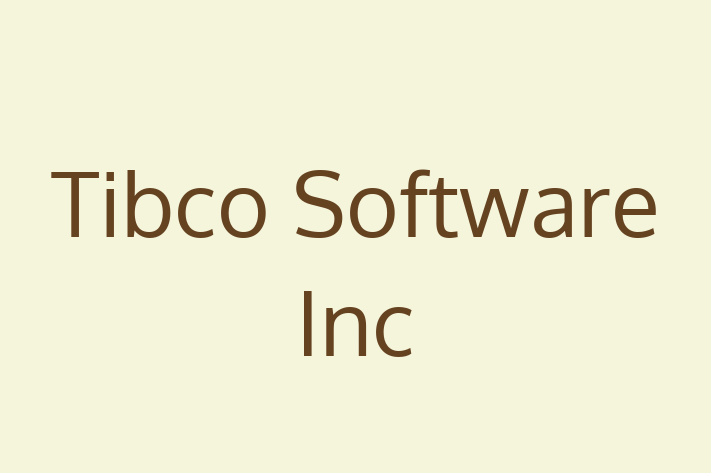 Software Development Company Tibco Software Inc