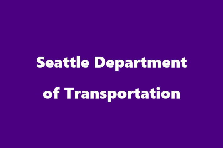 Labor Relations Seattle Department of Transportation