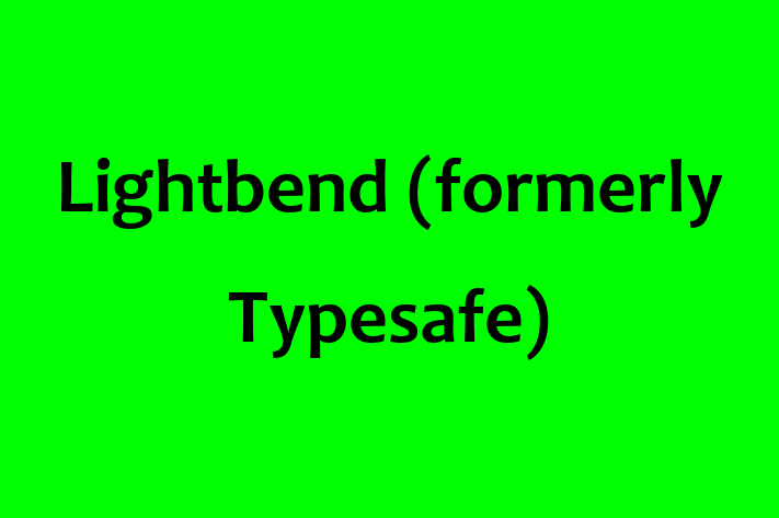 Technology Solutions Firm Lightbend formerly Typesafe