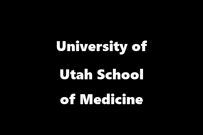 Human Capital Management University of Utah School of Medicine