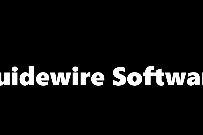 Software Solutions Provider Guidewire Software