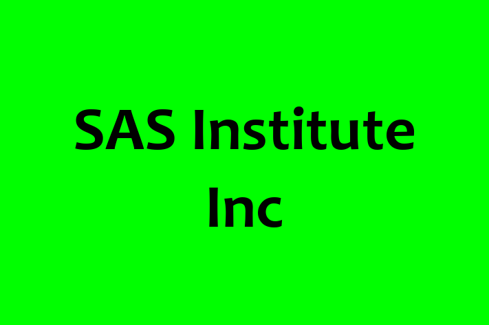 Tech Firm SAS Institute Inc